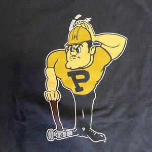Vintage 90’s Champion Black Tshirt 2XL Purdue Boilermakers